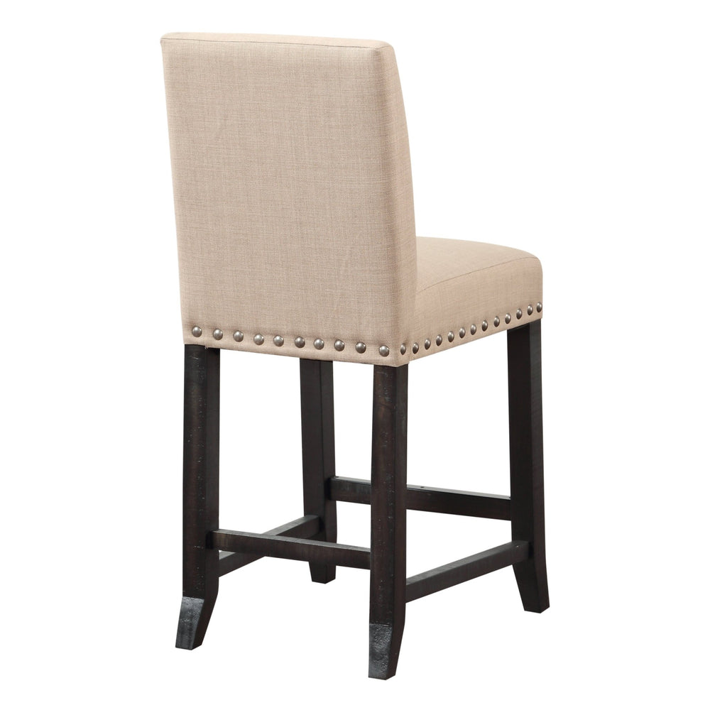 Yosemite Upholstered Kitchen Counter Stool in Cafe (Set of 2) Counter Stool modern furniture Contempo Furniture