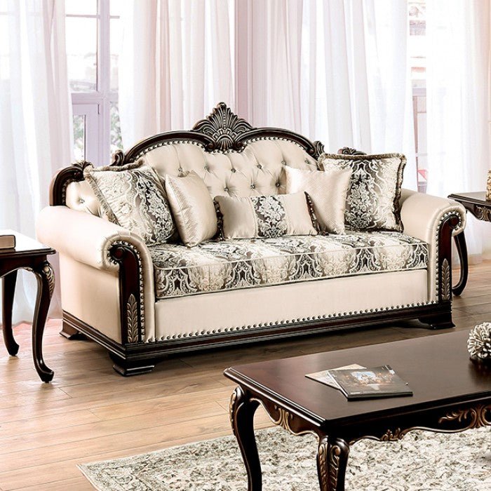 Yucatan 2 - Piece Living Room Set – Sofa & Loveseat with Tufted Design 2 - Piece Living Room Set modern furniture Contempo Furniture