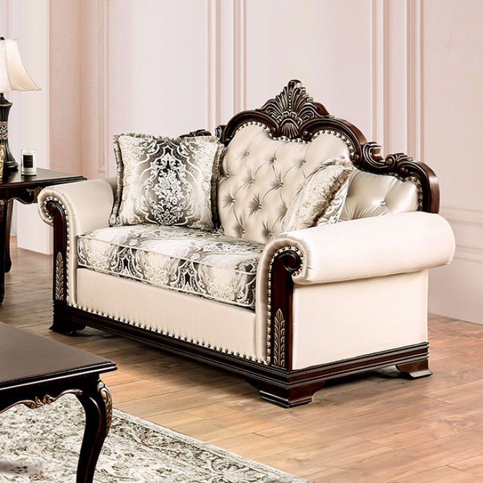 Yucatan 2 - Piece Living Room Set – Sofa & Loveseat with Tufted Design 2 - Piece Living Room Set modern furniture Contempo Furniture