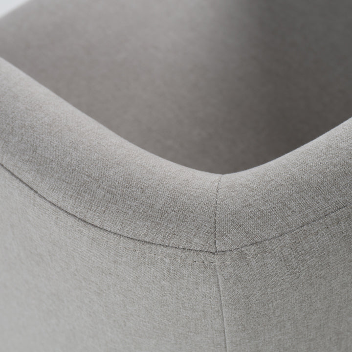 Yukon  Modern Light Grey Fabric Dining Chair