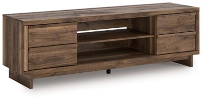 Zadilyn 72" TV Stand - Dark Brown | Ashley Furniture