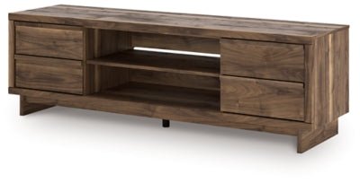 Zadilyn 72" TV Stand - Dark Brown TV Stand modern furniture Contempo Furniture