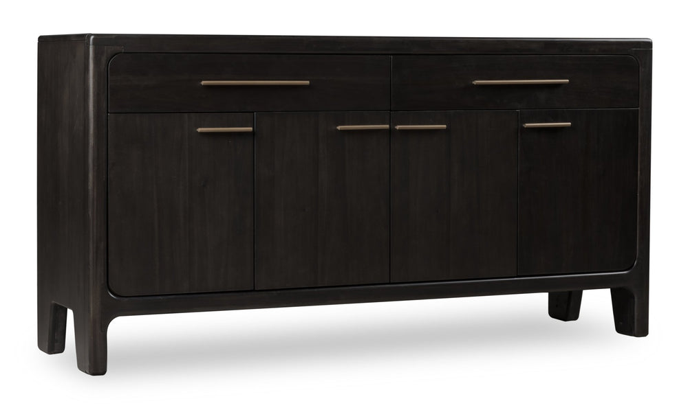 Zamba Four Door Two Drawer Acacia Wood Sideboard in Jaguar Sideboard modern furniture Contempo Furniture
