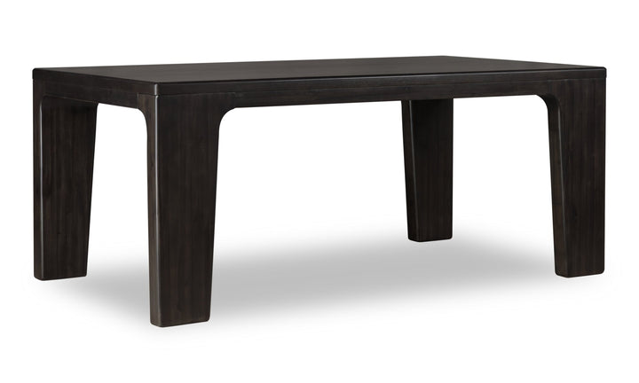 Zamba Rectangular Acacia Wood Dining Table in Jaguar Table modern furniture Contempo Furniture