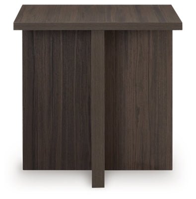 Zendex Table (Set of 2) - Dark Brown Coffee Table Set modern furniture Contempo Furniture