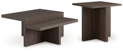 Zendex Table (Set of 2) - Dark Brown | Ashley Furniture