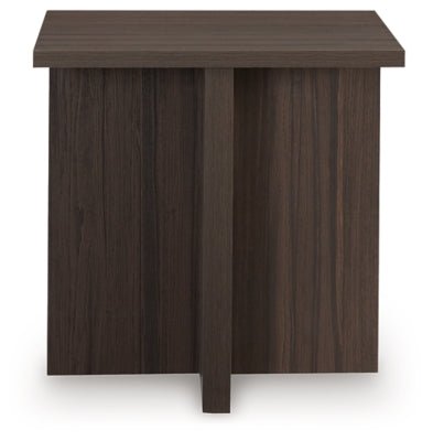 Zendex Table (Set of 2) - Dark Brown Coffee Table Set modern furniture Contempo Furniture