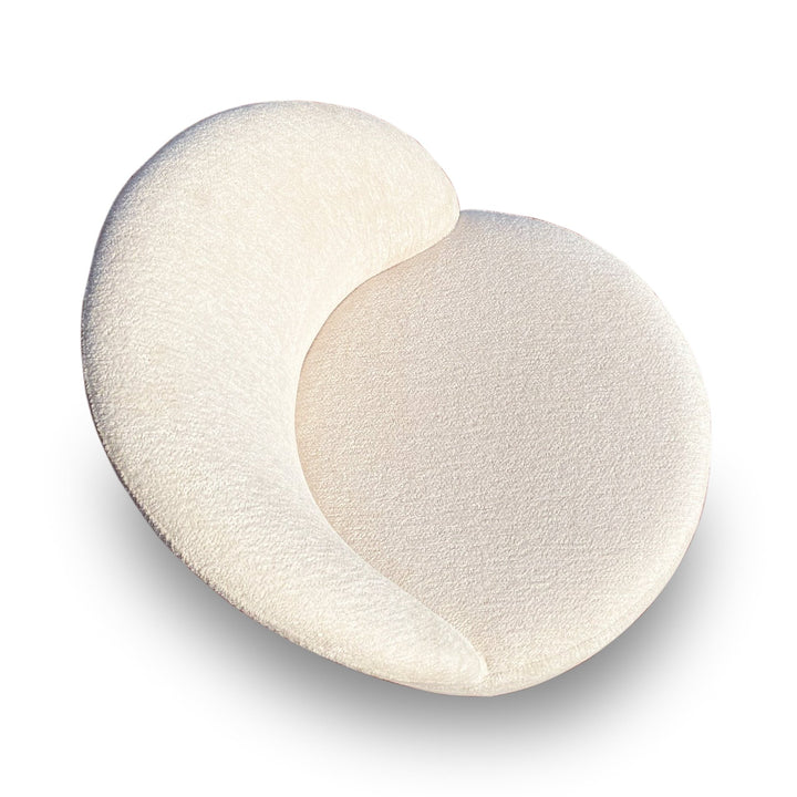 Zinnia Fully Upholstered Swivel Chair in Dune Chenille Chair modern furniture Contempo Furniture