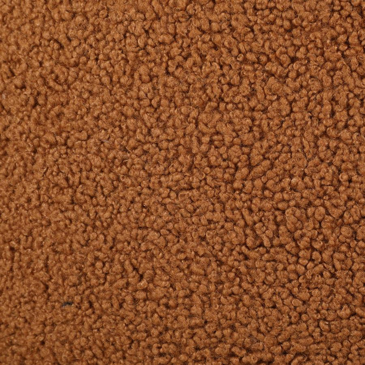 Zonie - Boucle Upholstered Barrel Back Accent Chair - Orange Accent Chair modern furniture Contempo Furniture