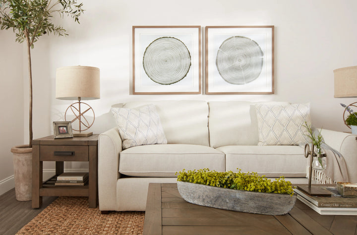 Modus Furniture 9Y1322 Taryn One Drawer End Table In Rustic Grey