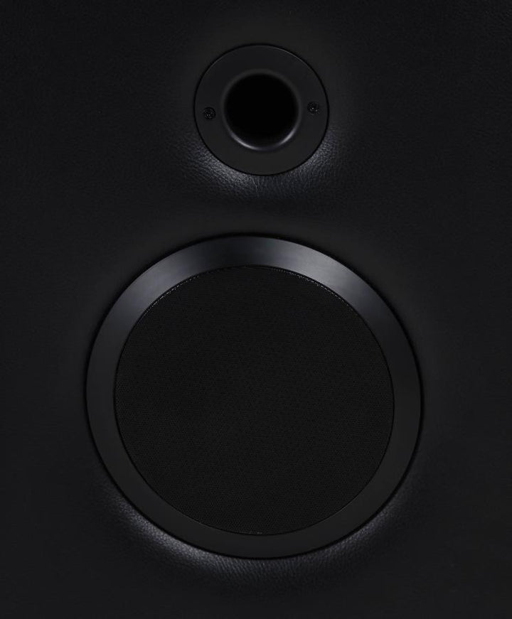 Zuma - Faux Leather Dual Power Reclining LED Loveseat - Black Reclining Loveseat modern furniture Contempo Furniture