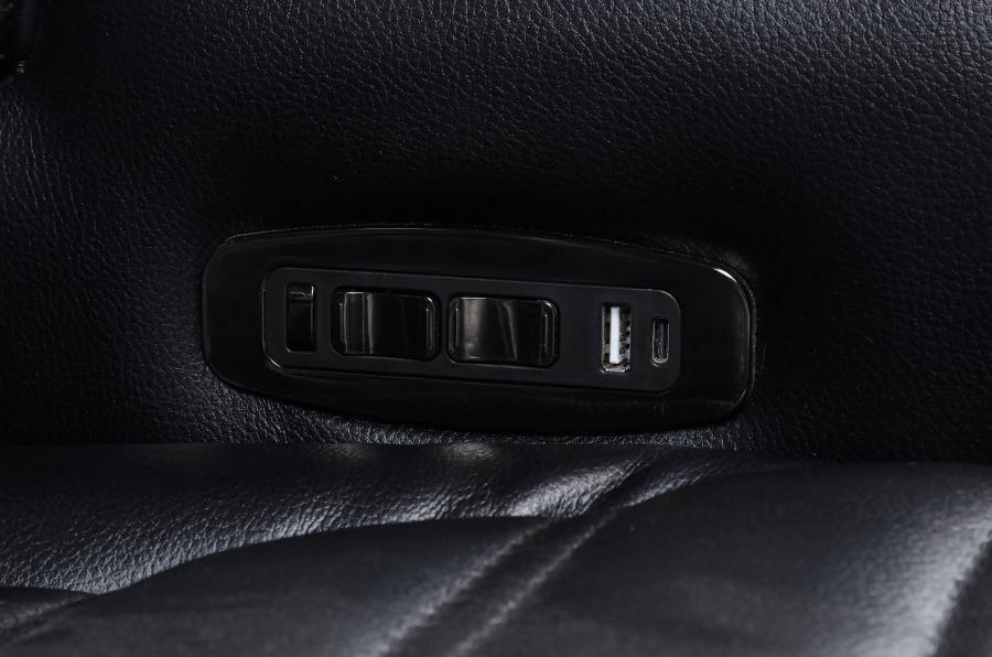 Zuma - Faux Leather Dual Power Reclining LED Loveseat - Black Reclining Loveseat modern furniture Contempo Furniture