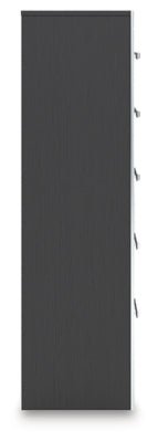 Zuraleus Chest of Drawers - Black Accent Chest modern furniture Contempo Furniture
