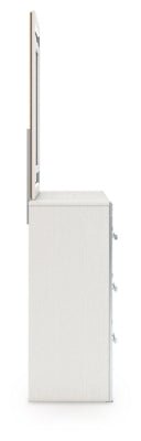 Zuraleus Dresser and Mirror - White Dresser & Mirror modern furniture Contempo Furniture