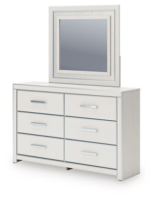 Zuraleus Dresser and Mirror - White Dresser &amp; Mirror modern furniture Contempo Furniture
