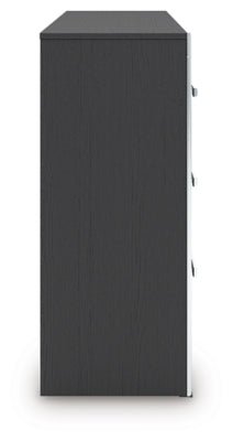 Zuraleus Dresser - Black Dresser modern furniture Contempo Furniture