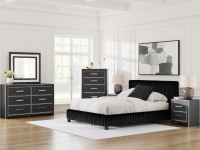 Zuraleus Dresser - Black Dresser modern furniture Contempo Furniture