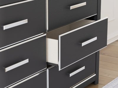 Zuraleus Dresser - Black Dresser modern furniture Contempo Furniture