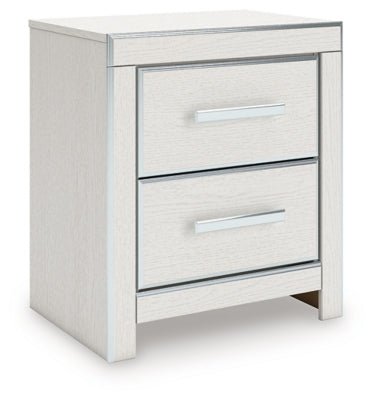 Zuraleus Nightstand - White Nightstand w/ Charging Station modern furniture Contempo Furniture