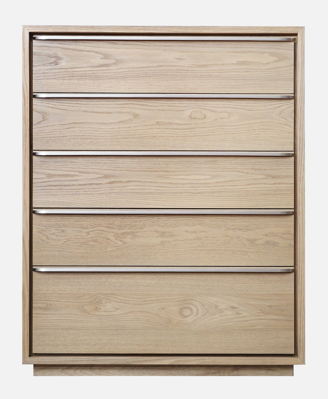 Modus Furniture Jvlh84 One Coastal Modern Five Drawer Chest In Bisque