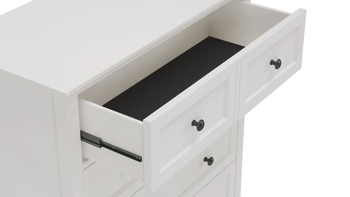 Modus Furniture Pnra84A Grace Five Drawer Chest In Snowfall White 2024