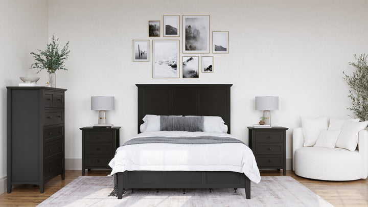 Modus Furniture Pnrb84A Grace Five Drawer Chest In Raven Black 2024